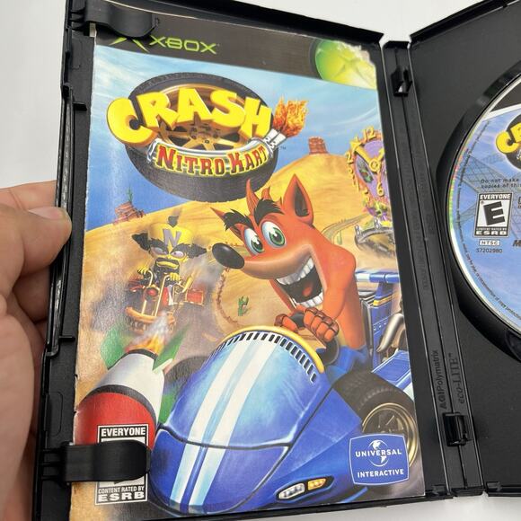 Crash Nitro Kart (Microsoft Xbox, 2003) CIB W/ Manual Great Condition Free Ship! - Picture 7 of 9